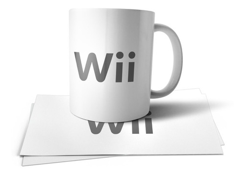 Nintendo Wii Logo Taza Tu Propio Estilo #1