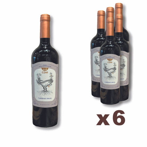 Vino Cabernet Franc Cdm Caja 6 Botellas De 750ml