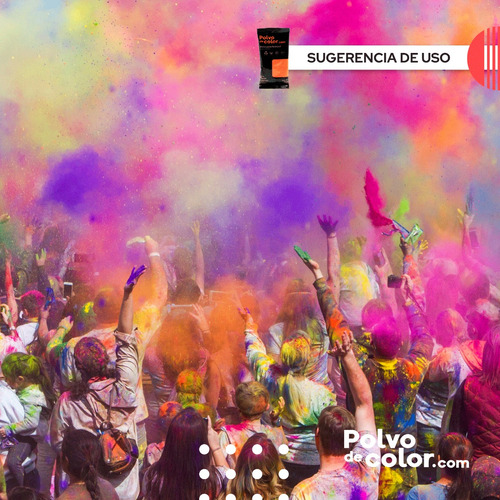 Imagen 4 de 7 de Shot Max 210pzs - Polvo De Color Polvo Holi Fluorescente