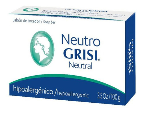 Jabon Barra Neutro Grisi - g a $68