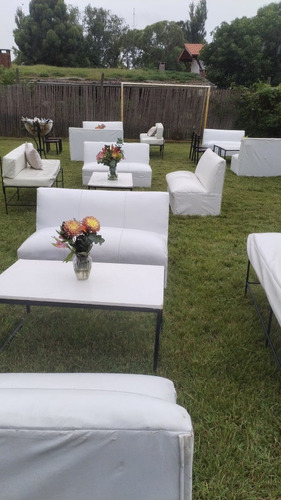 Carpas Estufas Living Sofas Hierro Y Madera Y Puff