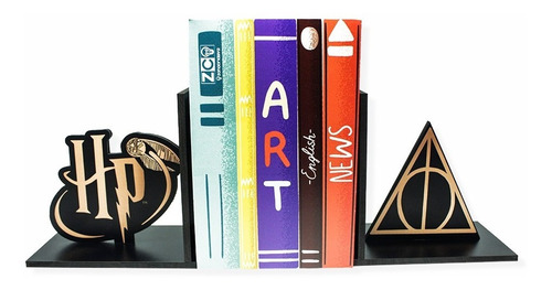 Imagem 4 de 4 de Aparador De Livros Mdf Relíquias Da Morte | Harry Potter