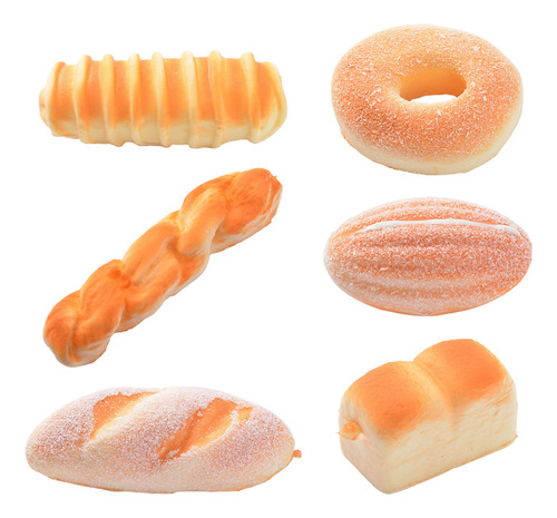 Pan Simulado, Pan Falso, 6 Piezas