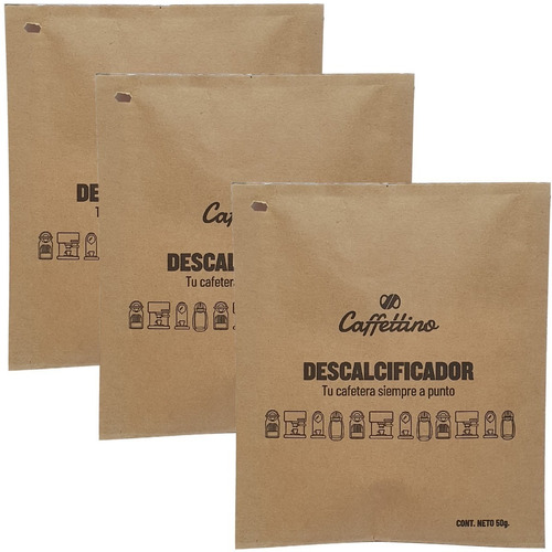 3 Descalcificador Antisarro Nespresso Dolce Caffettino X 50g