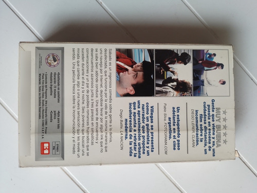 Pelicula Argentina En Vhs Titulo : Sabado (Usado)