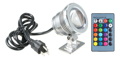 3 Unidades Lámpara Led Rgb Sumergible Ca 85-265v 10w