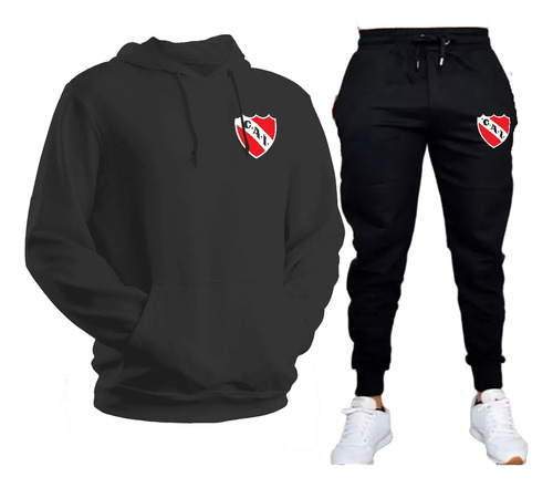 Conjunto Buzo Y Pantalón Jogging De Algodón De Independiente