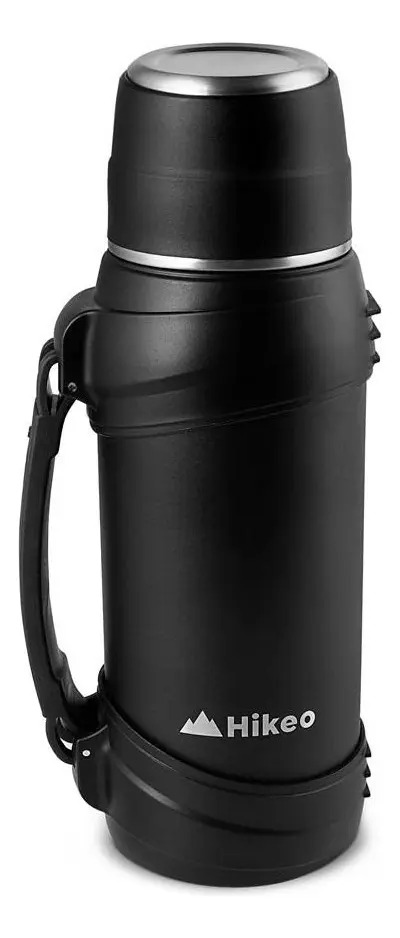 Termo de Acero Inoxidable XL (2 Litros) con Doble Pared de Aislamiento al Vacío para Uso Rudo, Frío por 20 Horas y Caliente por 15 Horas, Tapa Hermética, Botella para Agua para Camping y más