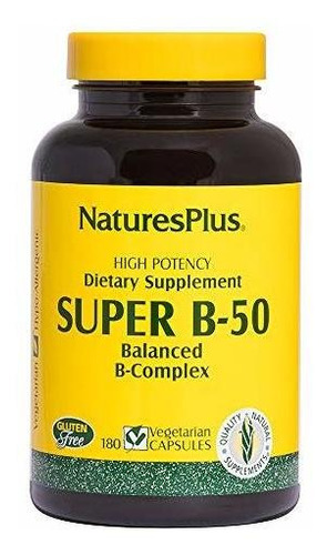 Naturesplus Super B50-180 Cápsulas Vegetarianas - Suplement