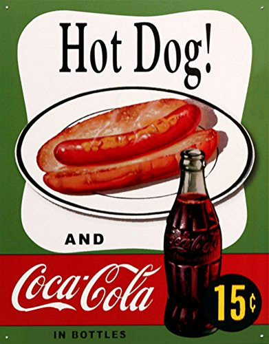 Desesperada Sesión Empresas Coca-cola Hot Tin Dog, 12.5  W X