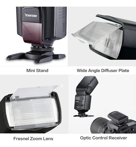 Flash Godox Tt520ii Speedlite Con Transmisor Inalámbrico Negro