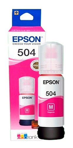 Tinta Epson Original L460 L4150 L4160 Magenta Bagc