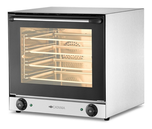 Horno Convector Catania 44x32 No Pauna + Base + 2 Rejillas