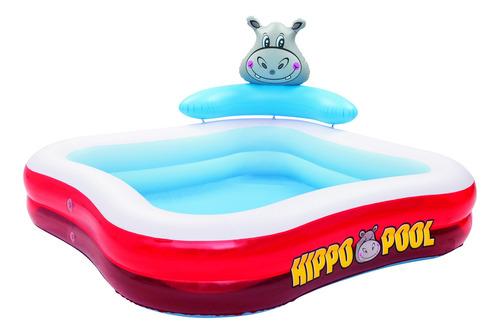 Pileta inflable cuadrada Bestway 53050 Hippo 316L multicolor caja