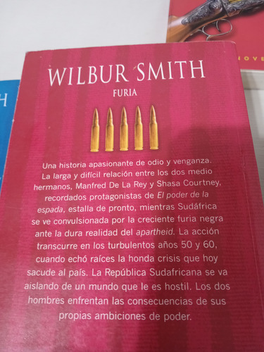 Wilbur Smith Lote X6 Saga Courtney El Monzon Furia Horizonte (Usado)
