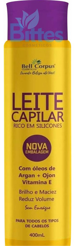Creme De Pentear Leite Capilar Bell Corpus Com Silicone