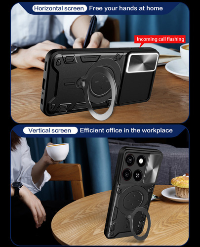;= /funda Para Zte Blade A55/a35 Carcasa Uso Rudo Anillo Soporte
