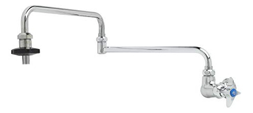 Grifo De Pared T&s Brass B-0594, Control Nico, Boquilla Dobl