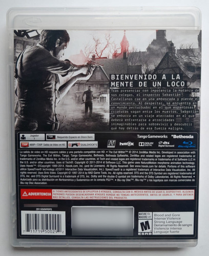 The Evil Within Ps3 Completo - Wird Us (Usado)
