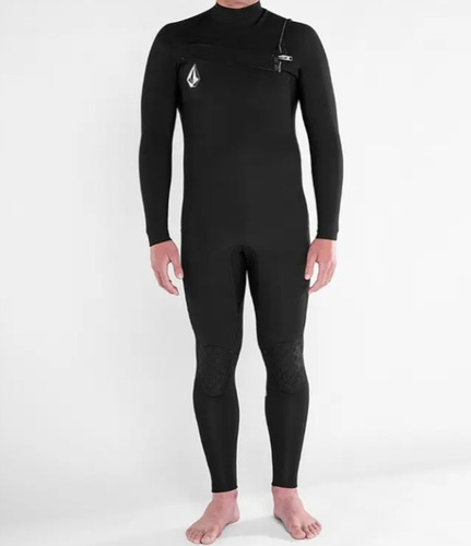 Traje Agua Talla Mt Volcom  Negro Hombre Con Cierre Frontal