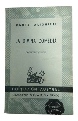 La Divina Comedia Dante Alighieri Colección Austral (Usado)