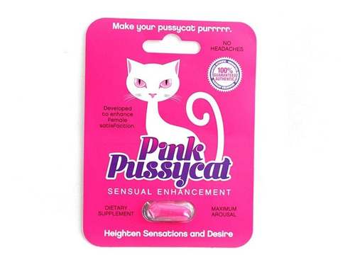 Pink Pussycat Pastilla Aumenta El Libido Femenino Original 
