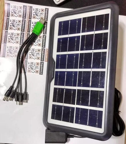 Mini Panel Solar 4 Watts 6 V Cable Micro Mini Tipo C iPhone