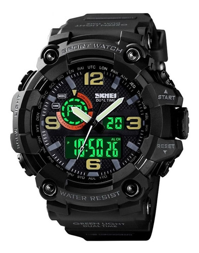 Relógio Masculino Skmei Anadigi 1520 - Preto