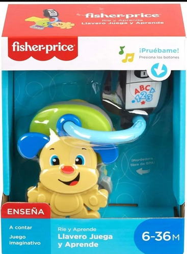 Fisher-price, Llavero Juego Y Aprende