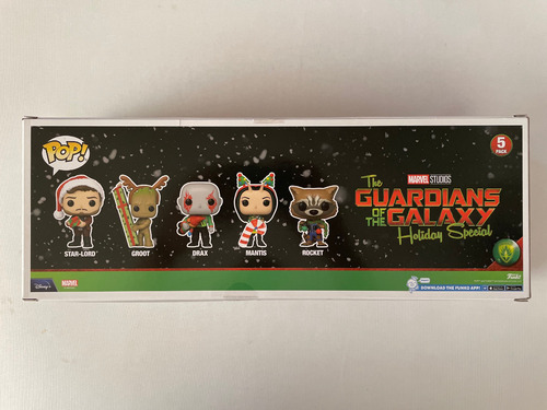 Funko Pop Guardianes De La Galaxia Navidad 5 Pack Exclusivo (Usado)