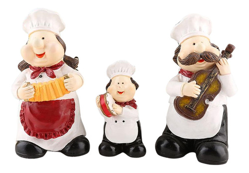 Figuritas De Estatua De Chef, Adornos De Resina, Decoración