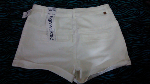 Short Corte Alto Talla Xs Nuevo High Waisted