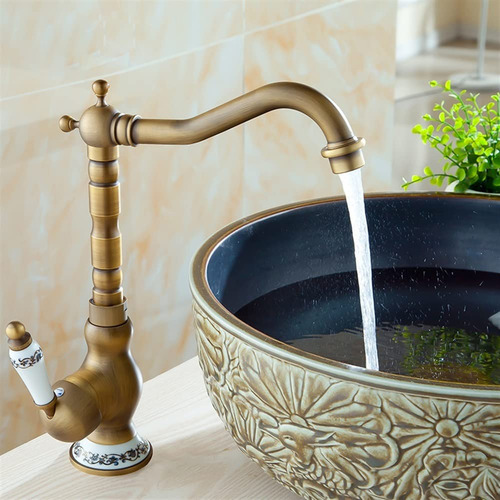 Grifo Sahroo Mezclador Para Lavabo Antiguo Baño Vintage Agua