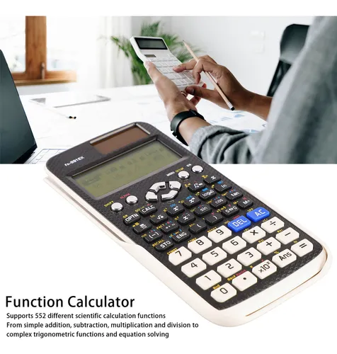 R Calculadora Científica, Pantalla Grande Programable,
