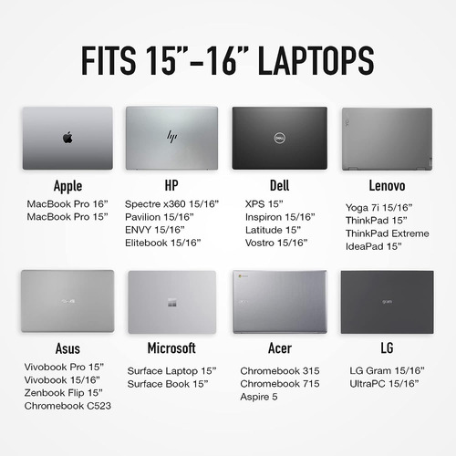 Funda Acolchada Poliester Para Laptop Grande Color Latte