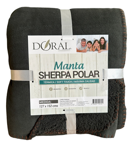Manta Sherpa Polar 127 X 152 Cm Doral