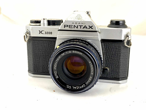 Camera Pentax K1000 Analogica Manual Metal Com 50 Mm F2 Smc