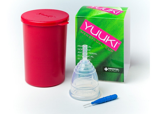 Copa Menstrual Yuuki Soft Chica O Grande Envio +cepillo (regalo) Gratis Chica O Grande