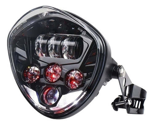 Faro Daymaker Ojo De Demonio Con Carcasa For Harley