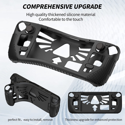 Funda Protectora Blanda De Silicona Para Valve Steam Deck