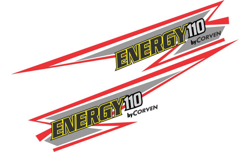 Diseño De Calcos - Corven Energy 110 - Vectores Archivo