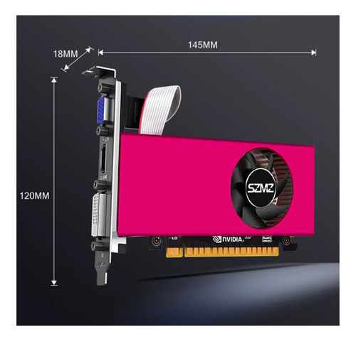 Placa De Video 4gb Gtx750ti 128bit Dvi/hdmi/vga Ddr5 Szmz