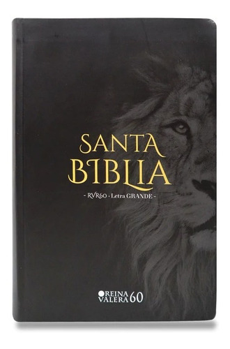 Santa Biblia Reina Valera1960 Letra Grande Diseño Leon.