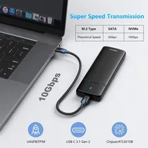 Comprar Lector De Discos Duros Ssd M.2 Nvme M-key Usb C 3.1 Gen 2
