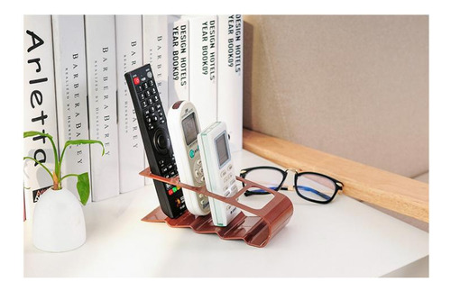 Soporte De Control Remoto De Plástico Con 4 Compartimentos