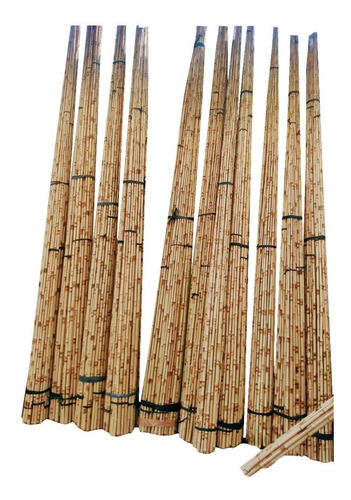 Vara De Bambu Tratado Direto Da Fábrica 3,50 A 4,00m 36 Unid