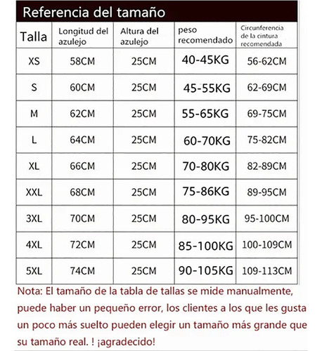 Cinturón Moldeador De Cuerpo Mujer Faja De Cintura Ajustable Negro Xl