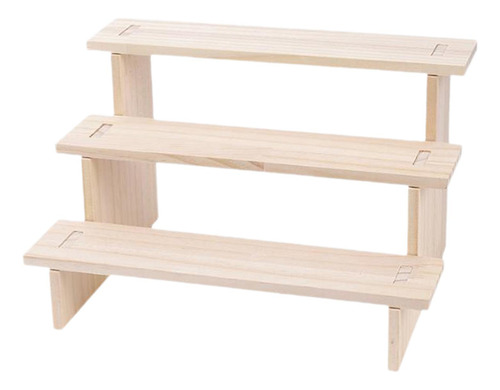 Vitrina De Madera Hecha A Mano Para Figuras Y 3 Capas