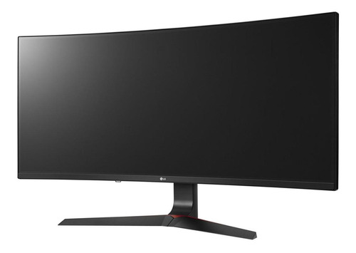 Imagen 4 de 6 de Monitor gamer curvo LG UltraGear 34GL750 led 34 " negro y rojo 100V/240V