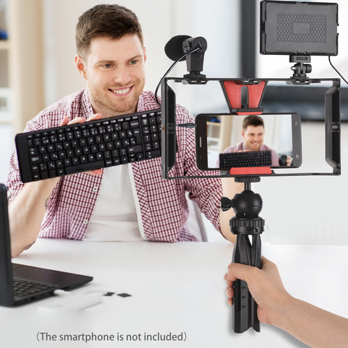 Kit De Videoconferencia Para Smartphone Andoer Rig Vlog Que